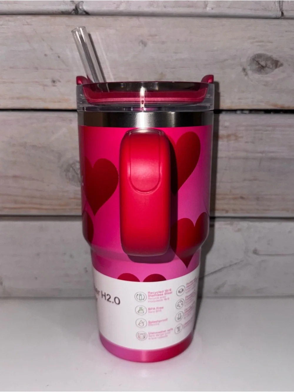 Stanley x Target 20oz Quencher - Rouge Heart Gradient - Valentines NWT Release - Picture 2 of 8